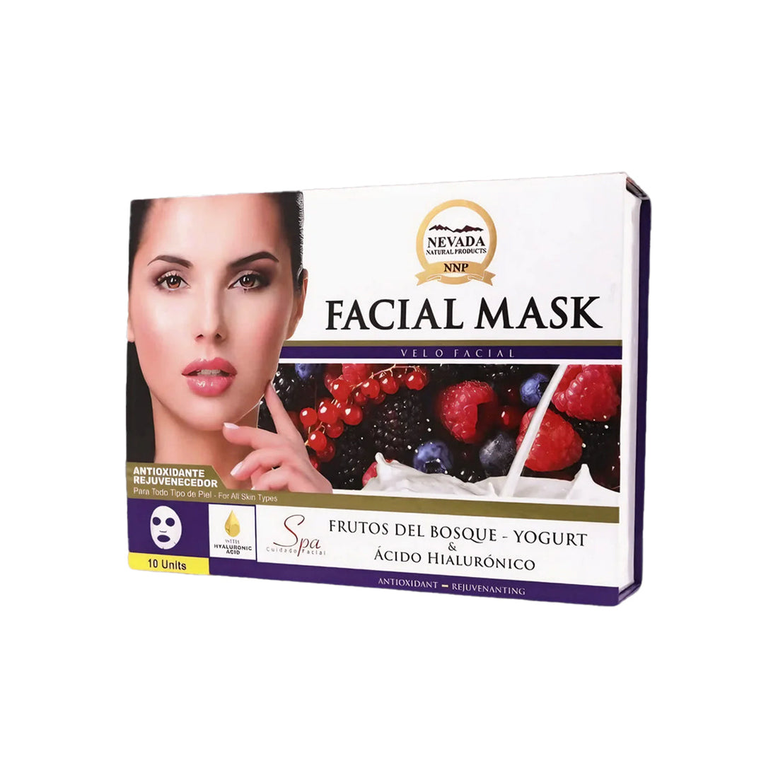 Mascarilla Frutos Del Bosque Ácido Hialurónico - Nevada
