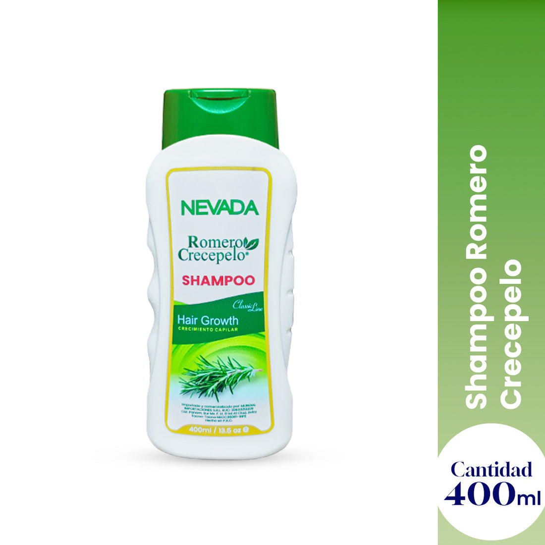 Shampoo Romero Crecepelo 400ml - Nevada
