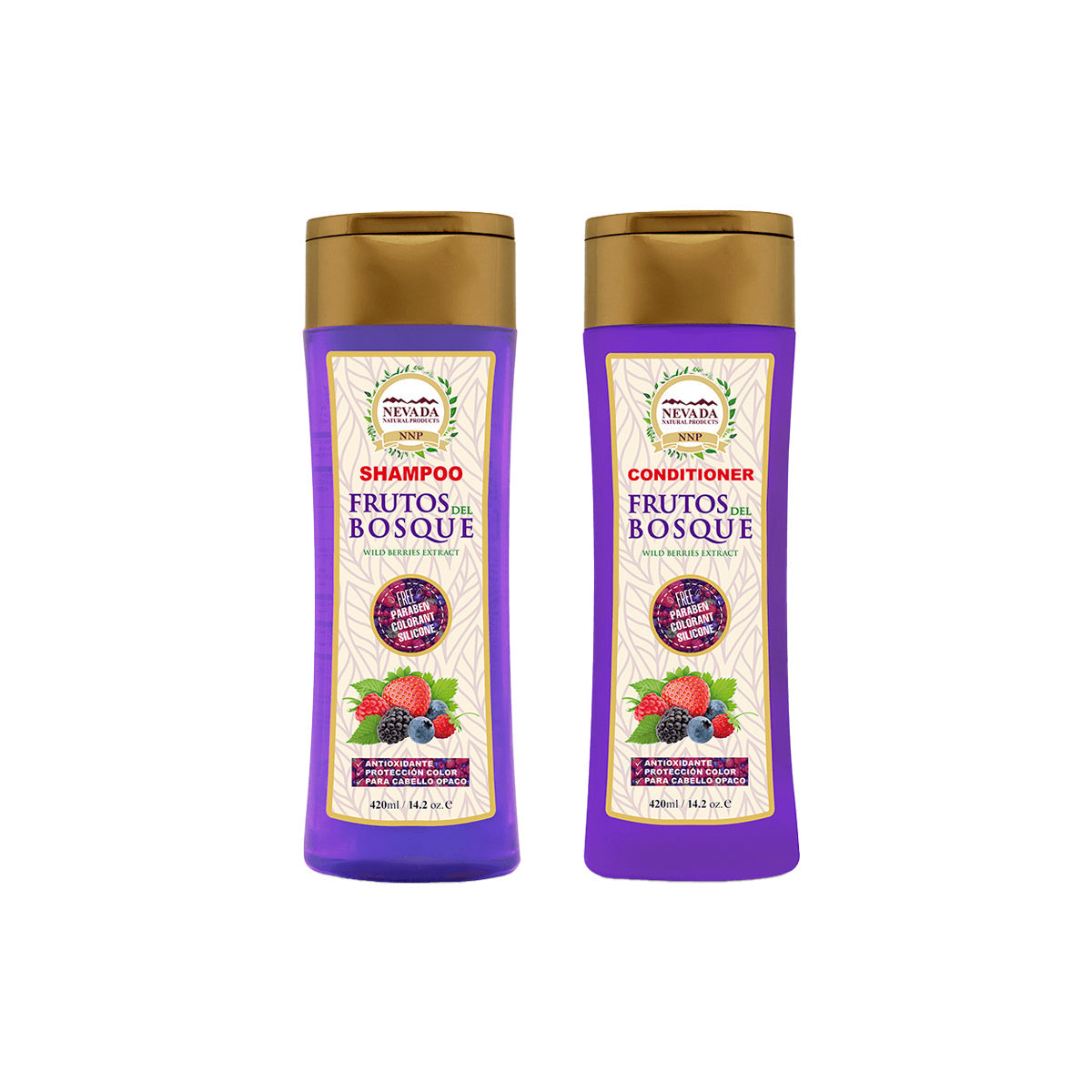 Shampoo+Acondicionador Frutos Del Bosque 420ml - Nevada