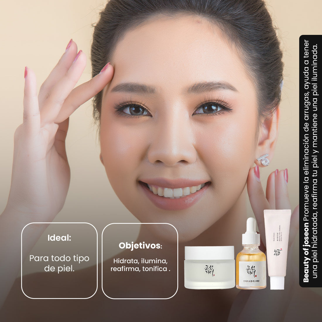 Dynasty cream + Serum Propolis Niacinamide + Relief Sun Rice Probiotics - Beauty of Joseon