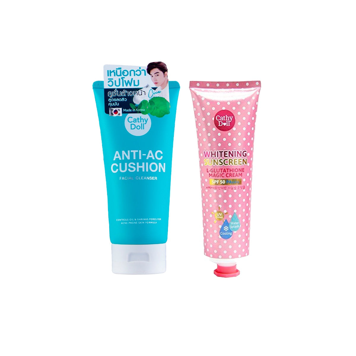 Limpiador Facial Anti-Ac Cushion + Bloqueador Solar - Cathy Doll