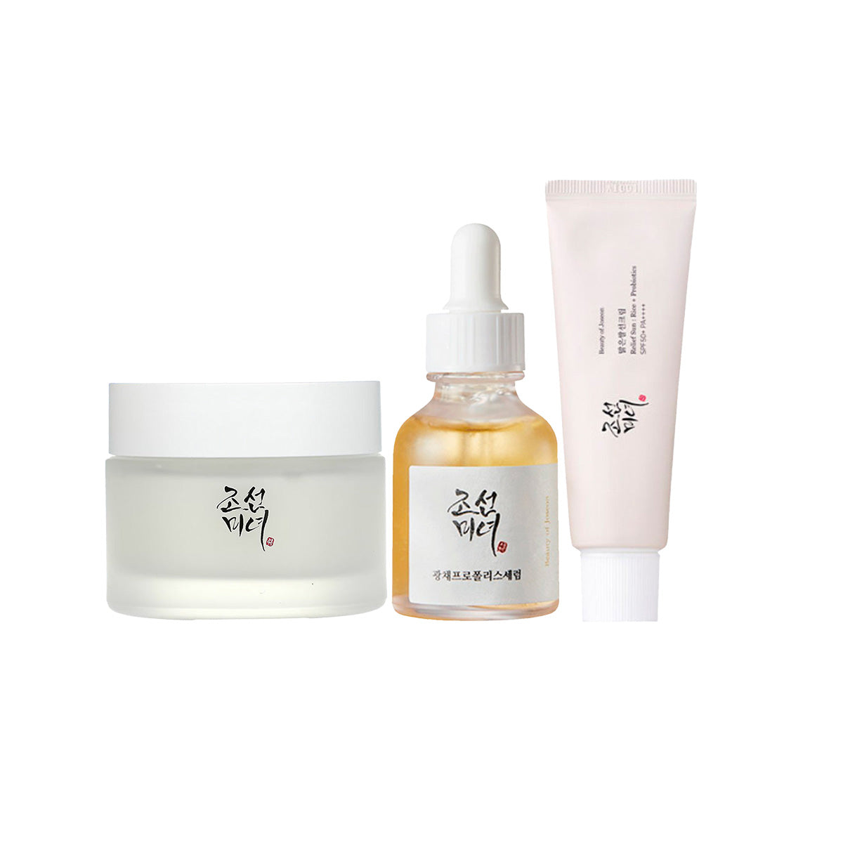 Dynasty cream + Serum Propolis Niacinamide + Relief Sun Rice Probiotics - Beauty of Joseon