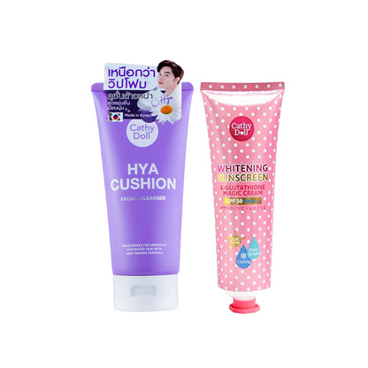 Limpiador Facial Hya Cushion + Bloqueador Solar - Cathy Doll