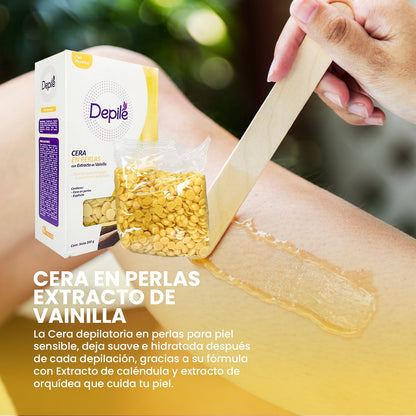 Cera en perlas extracto de vainilla 200g - Depile