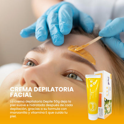 Crema depilatoria facial 50ml – Depile