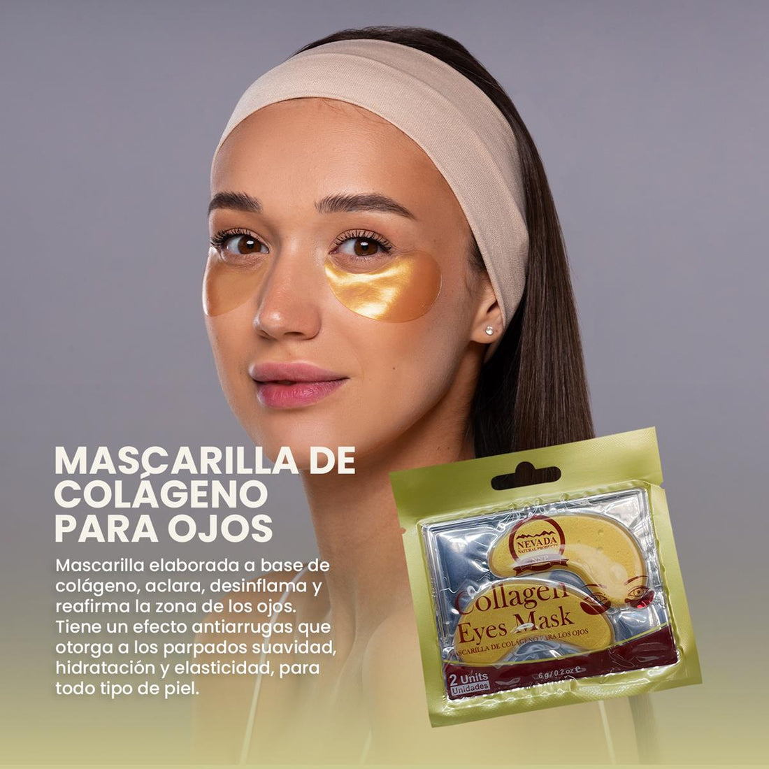 Mascarilla de colágeno para ojos 6g - Nevada