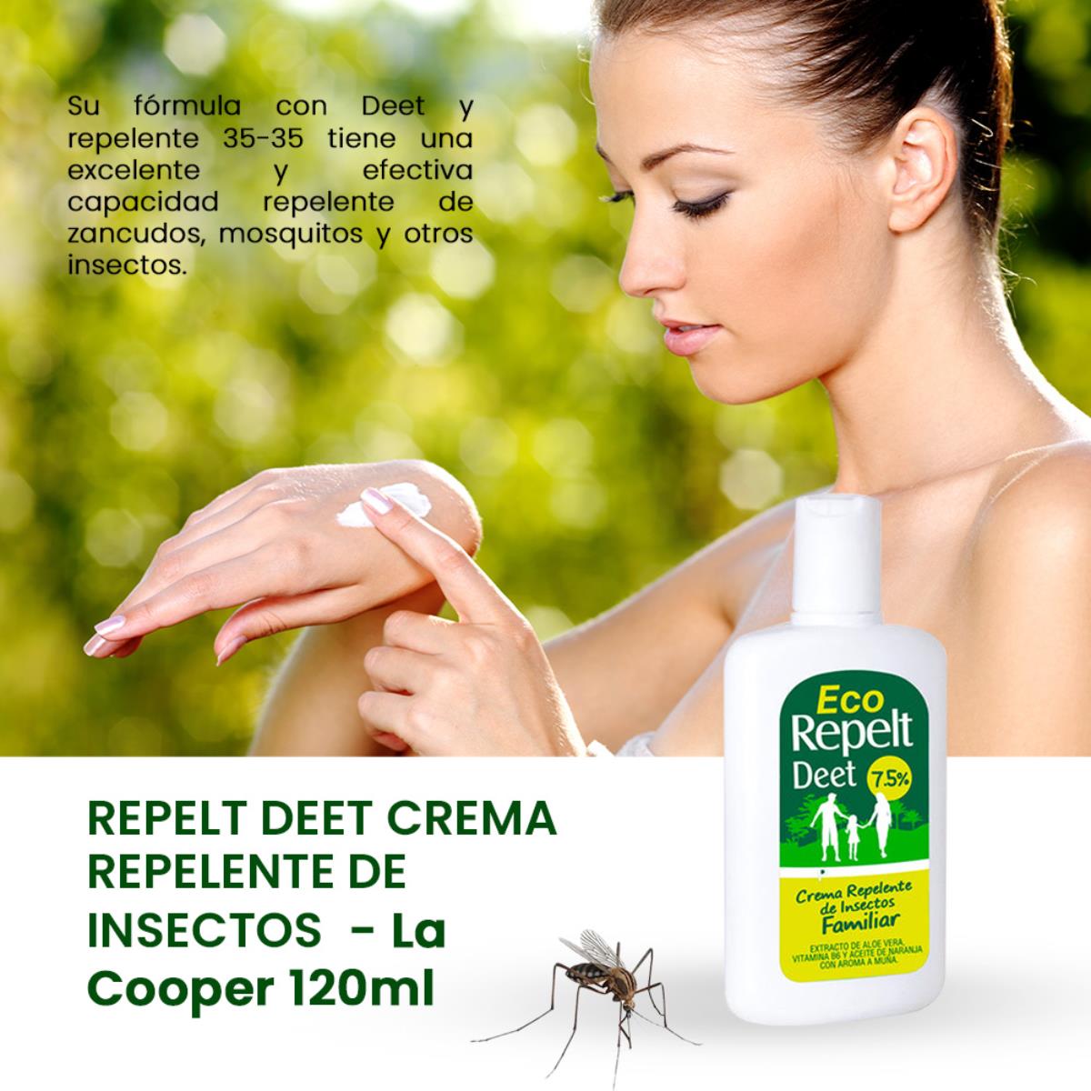 Repelt Deet Crema 120g - La Cooper