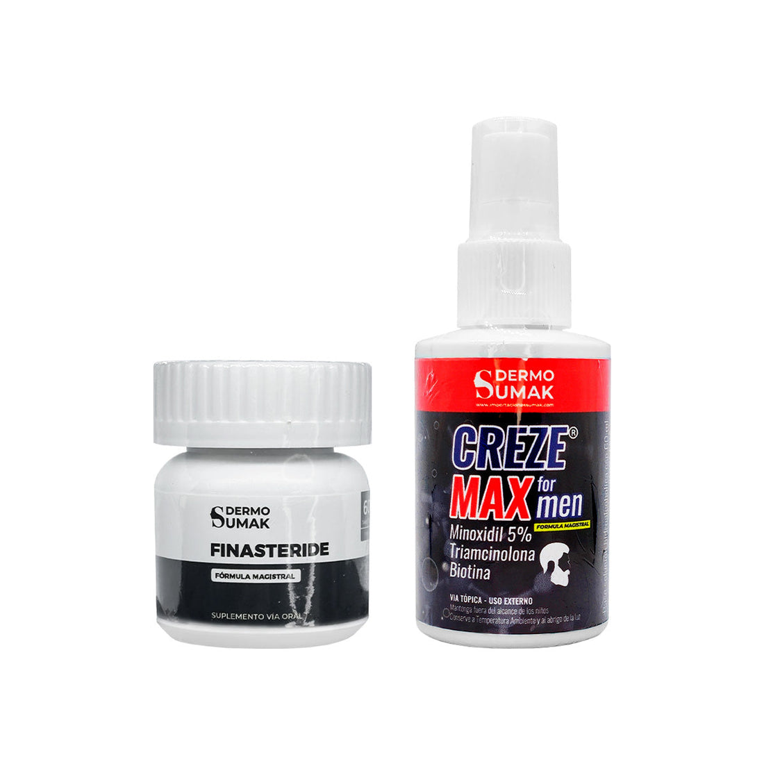 Finasteride 1mg x 60 Cápsulas + LOCIÓN CREZE MAX FORMEN 60ML