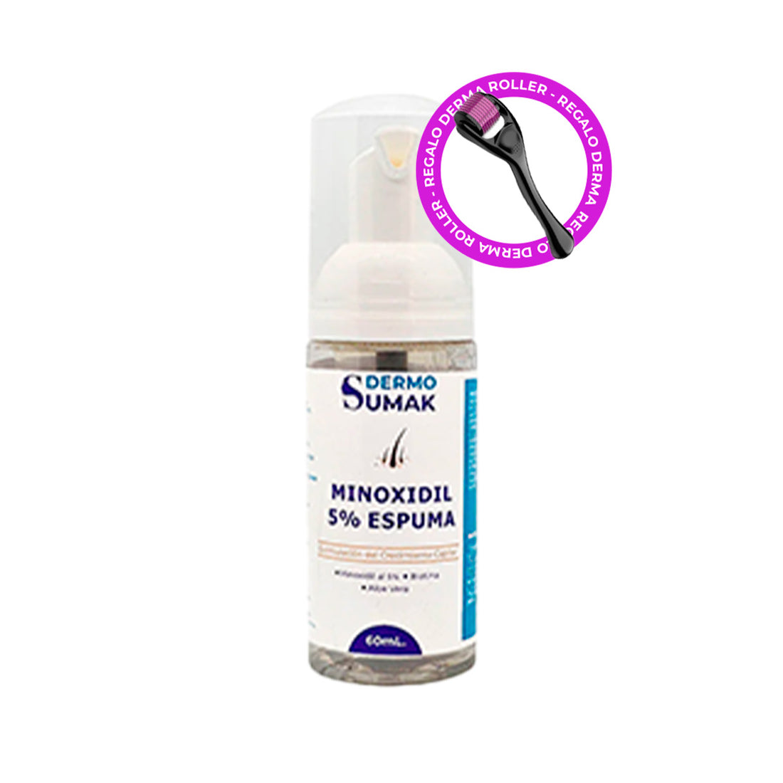 MINOXIDIL 5% EN ESPUMA 60ML - DERMO SUMAK | Regalo Dermo Roller