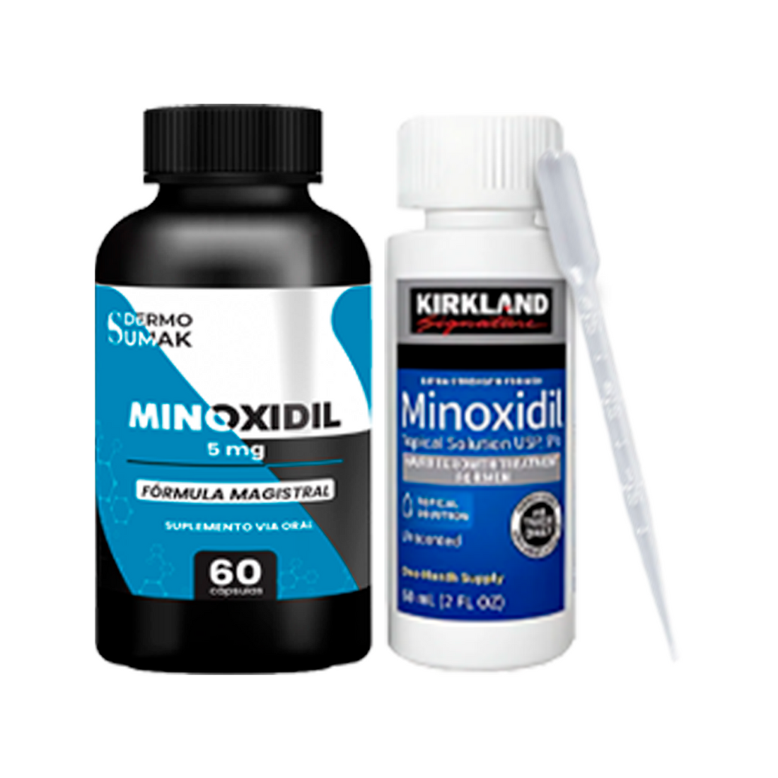 COMBO MINOXIDIL LÍQUIDO + CÁPSULAS