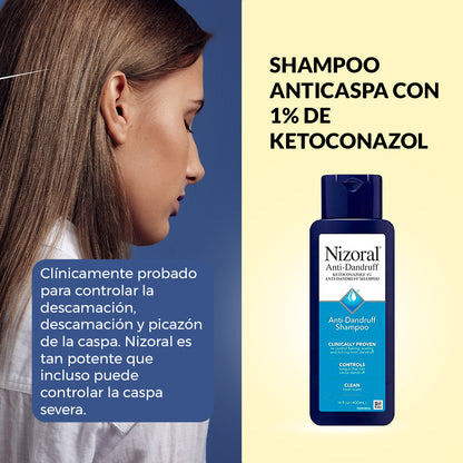 Shampoo anticaspa con 1% de ketoconazol - Nizoral 400ml