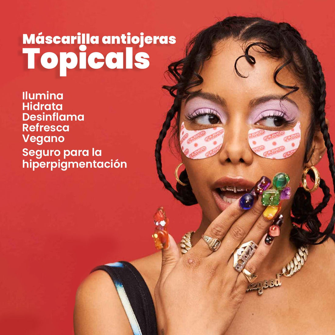 Máscaras Antiojeras y iluminadora - Topicals