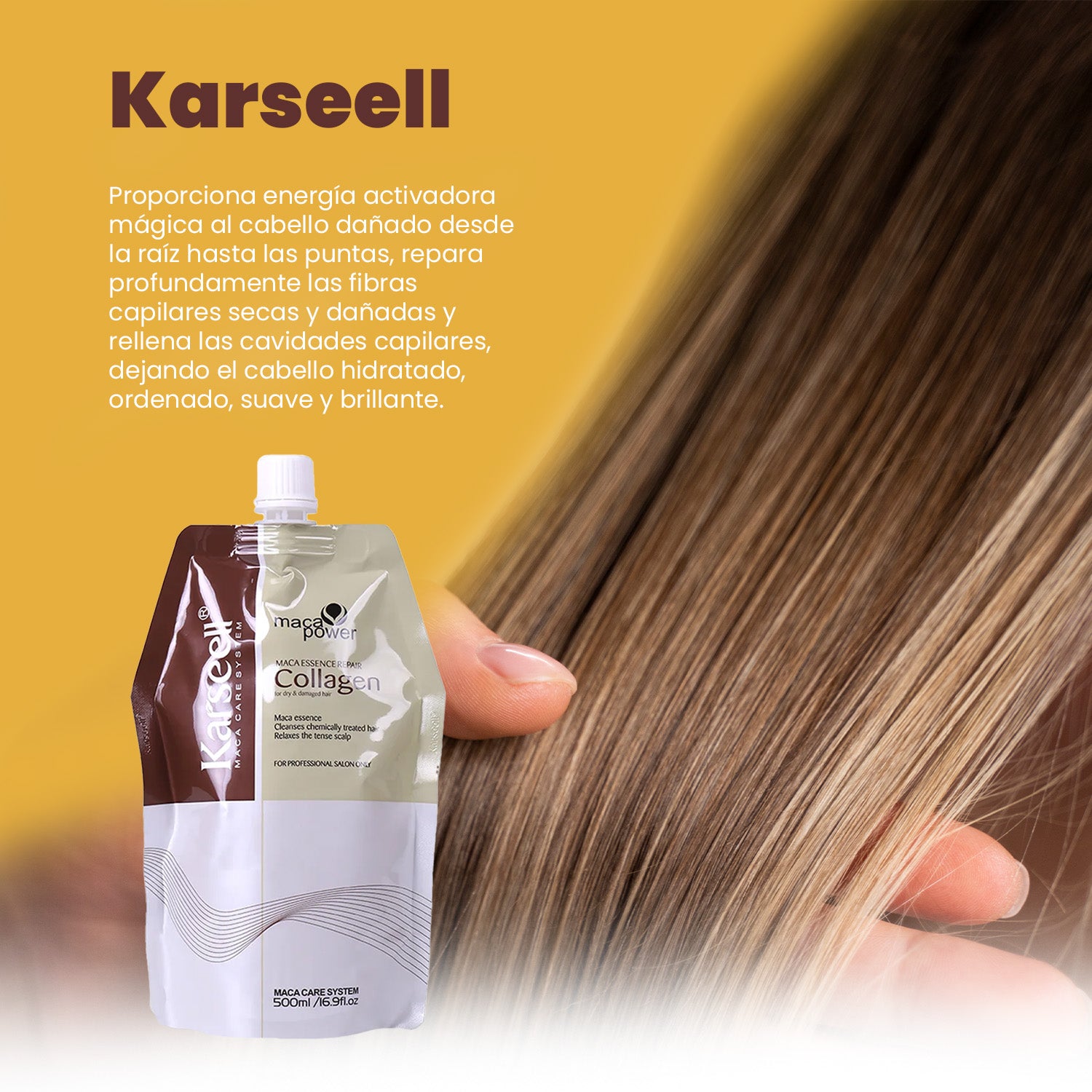 Mascarilla Capilar De Colágeno 500ml - Karseell