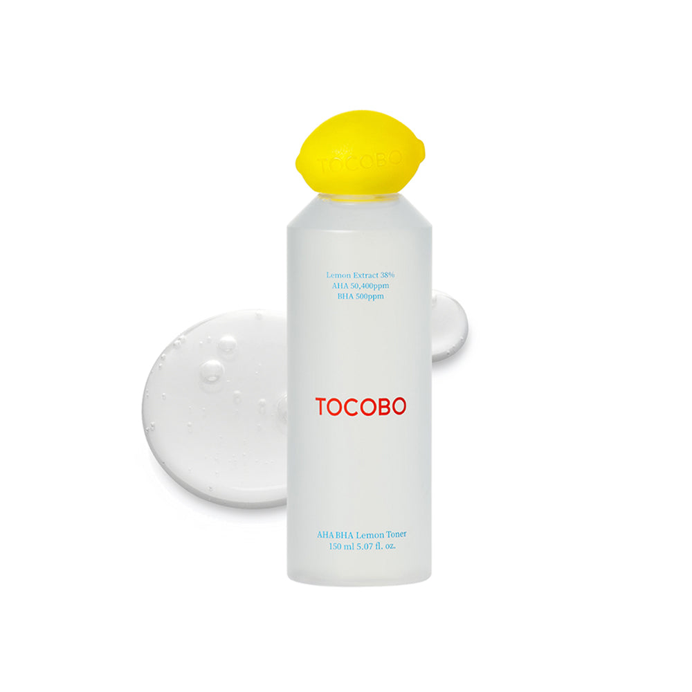 CYBER!!! TOCOBO - Tónico facial exfoliante - AHA BHA Lemon Toner 150 ml