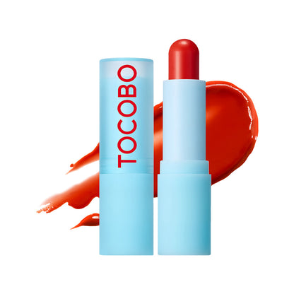 GLASS TINTED LIP BALM 013 TANGERINE RED - TOCOBO 3.5GR