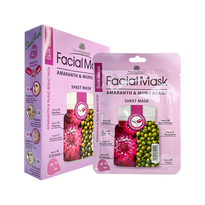 Mascarilla de amaranto y haba mung 30ml x 10 Piezas – Wokali