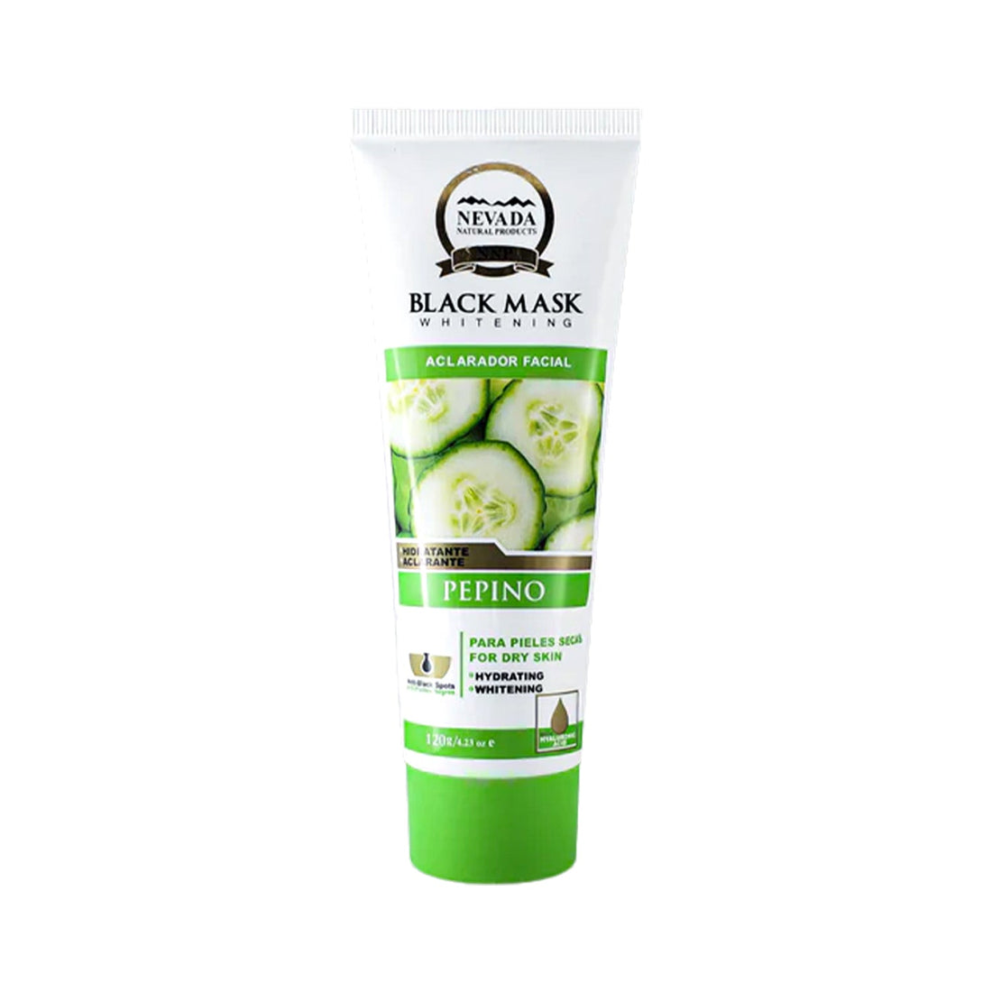 Mascarilla Negra Hidroplástica de Pepino 120gr - Nevada