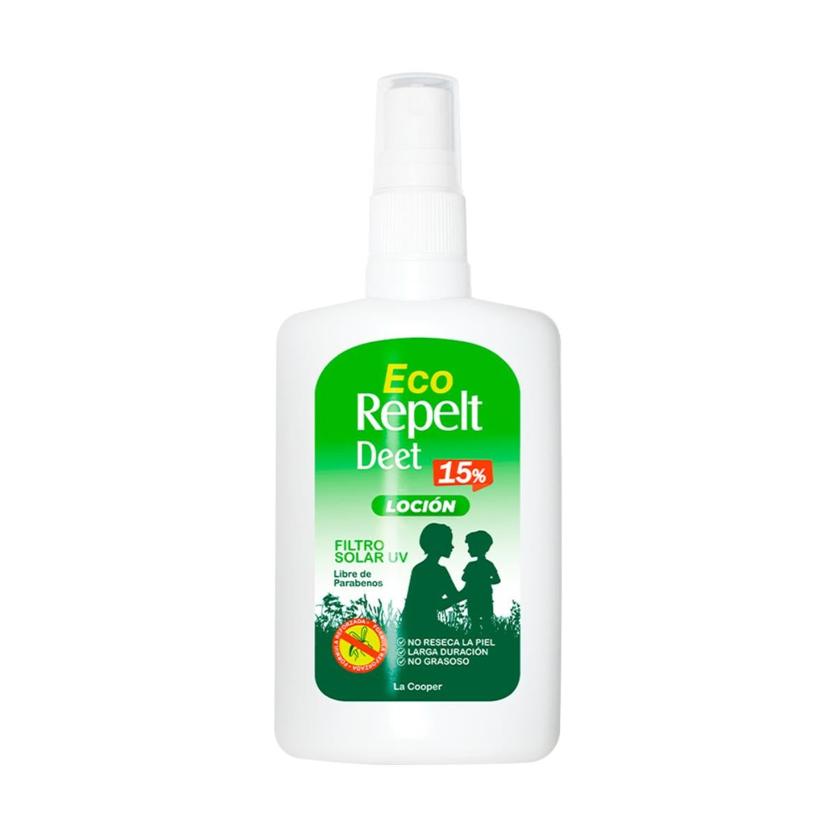 Eco Repelt Deet 15% Loción 120ml - La Cooper