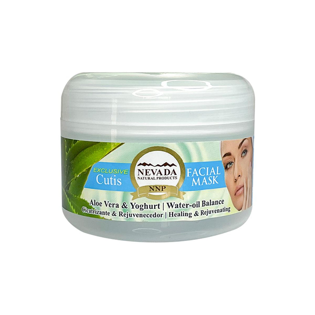 Mascarilla aclarador facial Aloe vera y Yogurt 100g - Nevada