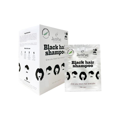 Shampoo pinta canas Negro x10 - JamPaq 25ml