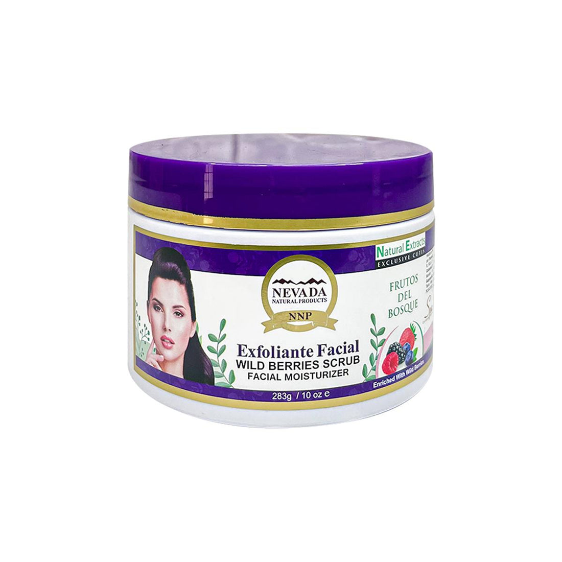 Exfoliante facial frutos del bosque 283g - Nevada.