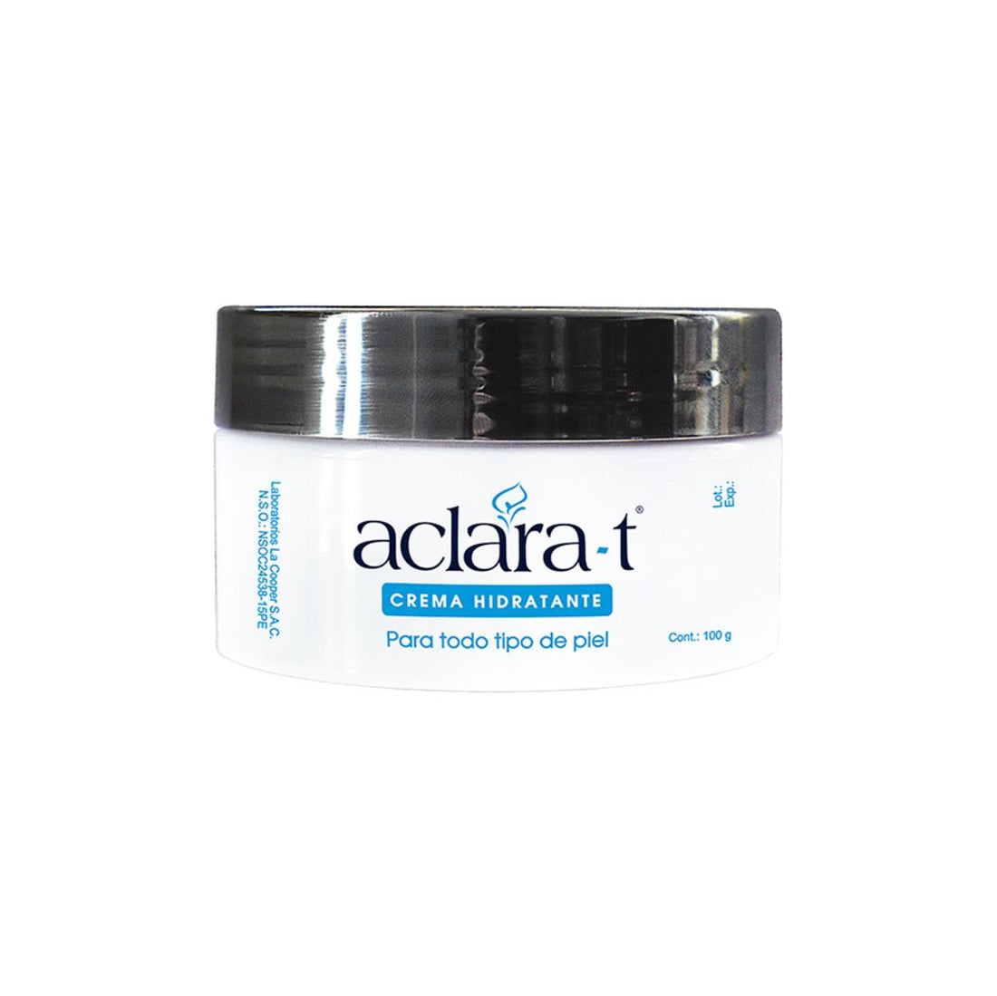 Aclara-T Crema Hidratante Facial B3 + Ácido Hialurónico - Protección Solar – 100g