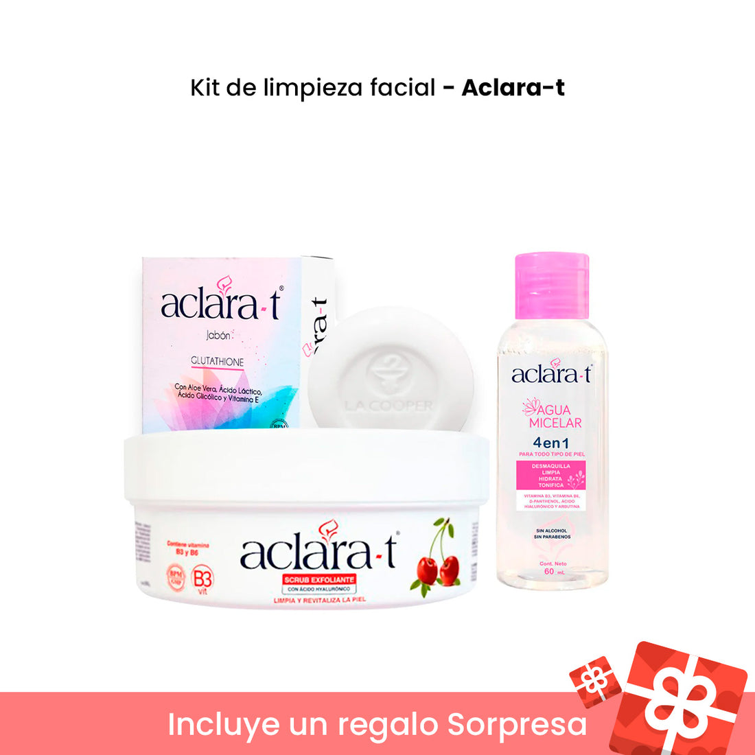 Kit de limpieza  facial Aclara-t