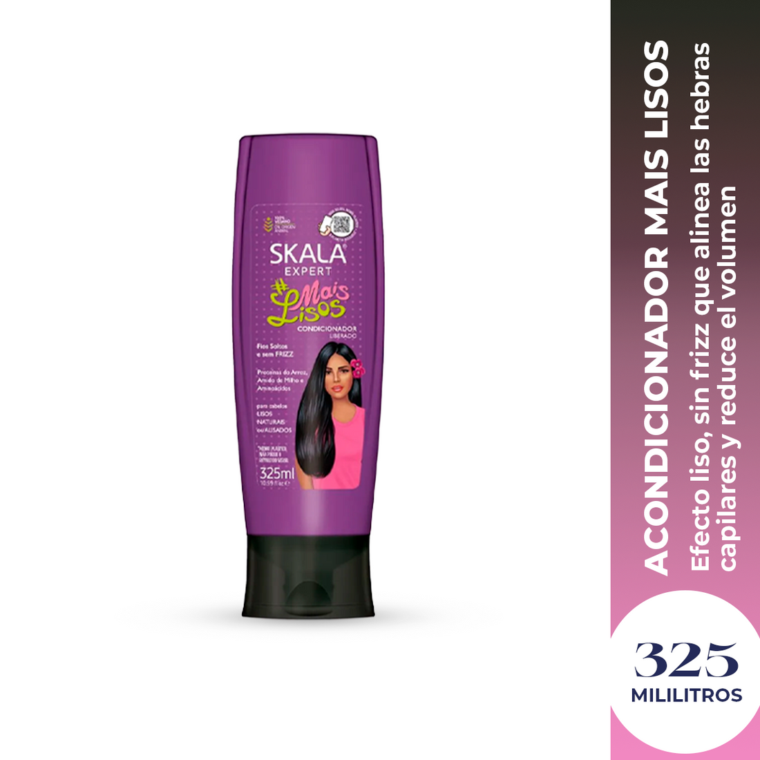Acondicionador Mais Lisos 325ml Skala