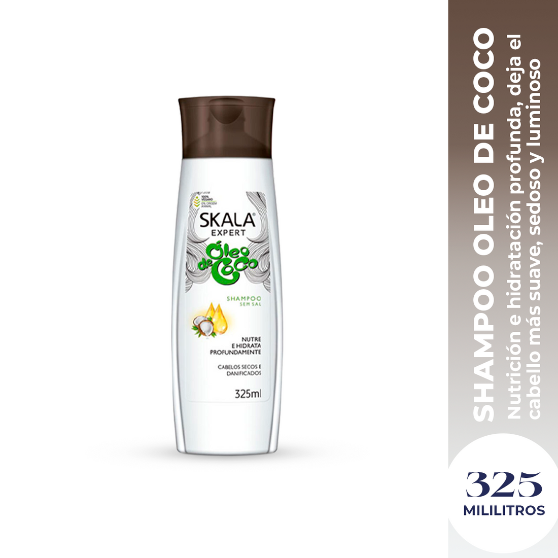 Shampoo Oleo de Coco 325ml Skala