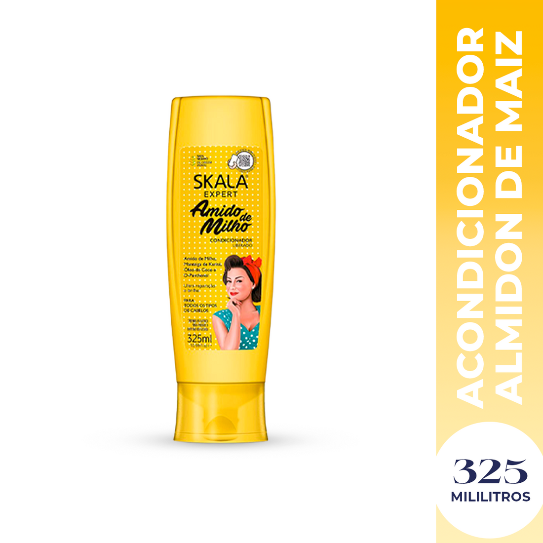 Acondicionador Almidon de Maiz 325ml Skala