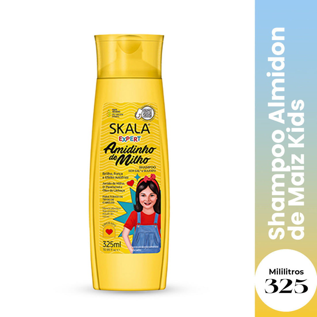 Shampoo Almidon de Maiz Kids 325ml Skala