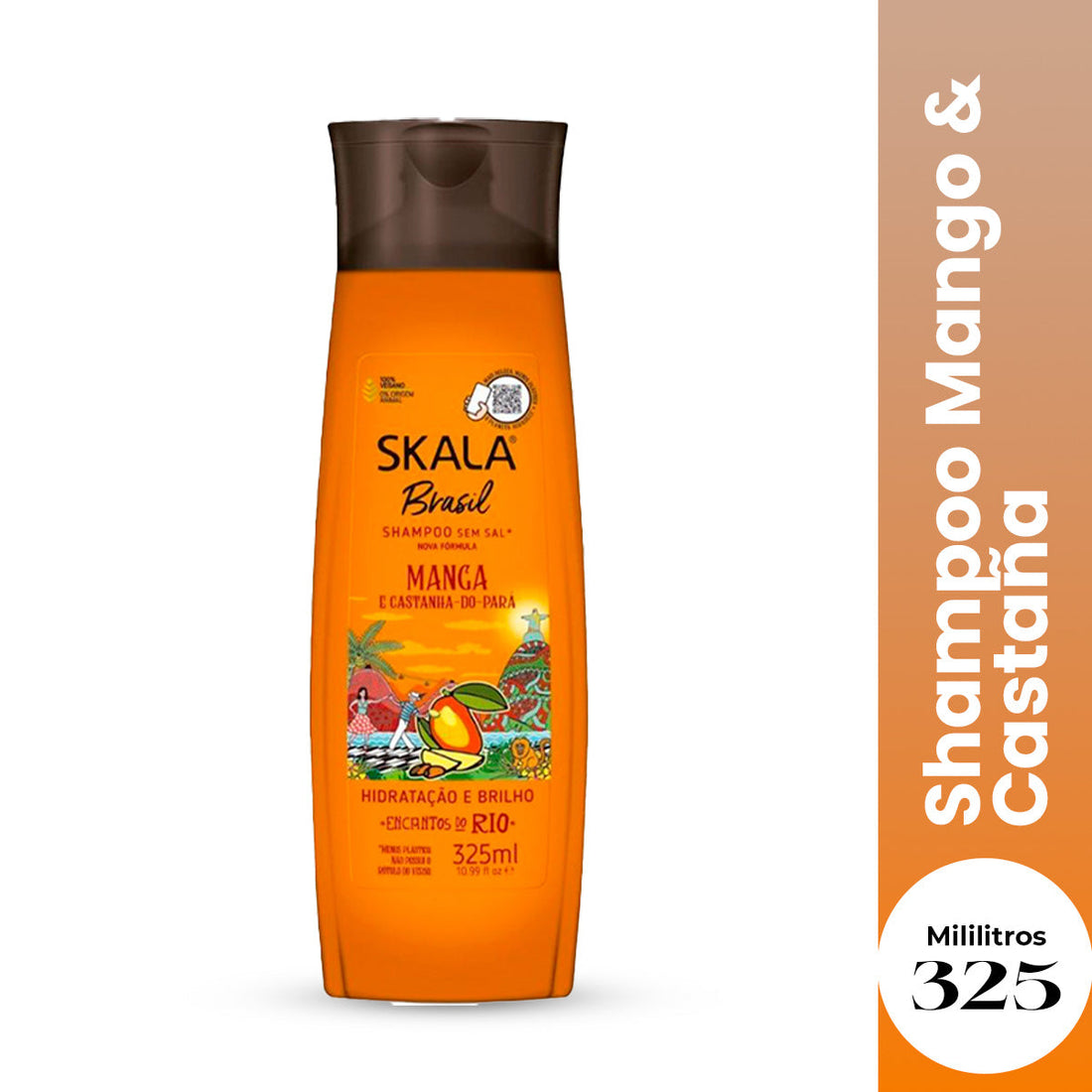 Shampoo Mango &amp; Castaña 325ml Skala