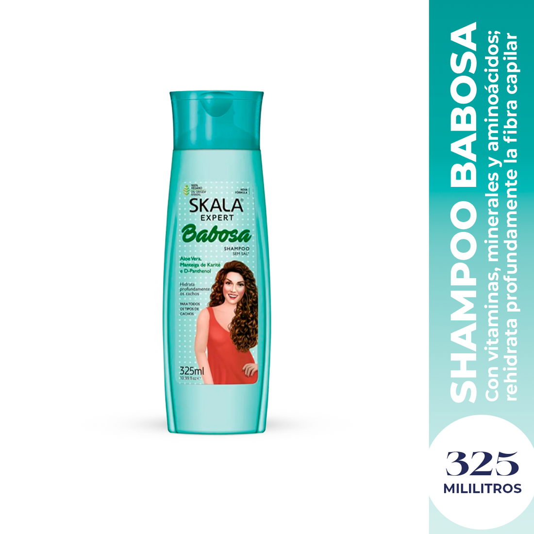 Shampoo Babosa Aloe Vera 325ml Skala