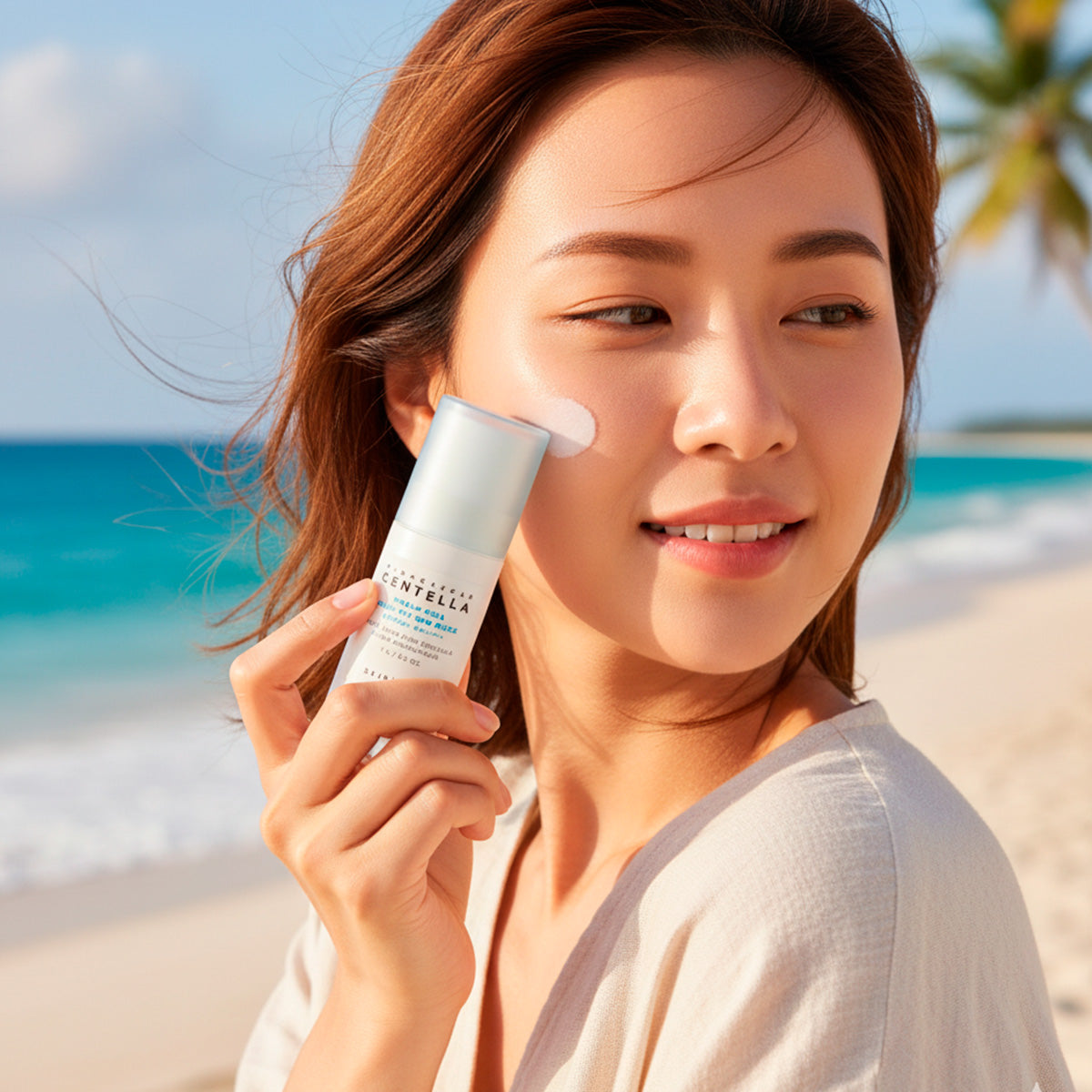 Mini Barra Madagascar Centella Hyalu-Cica Silky-Fit Sun Stick 7g  - Skin1004