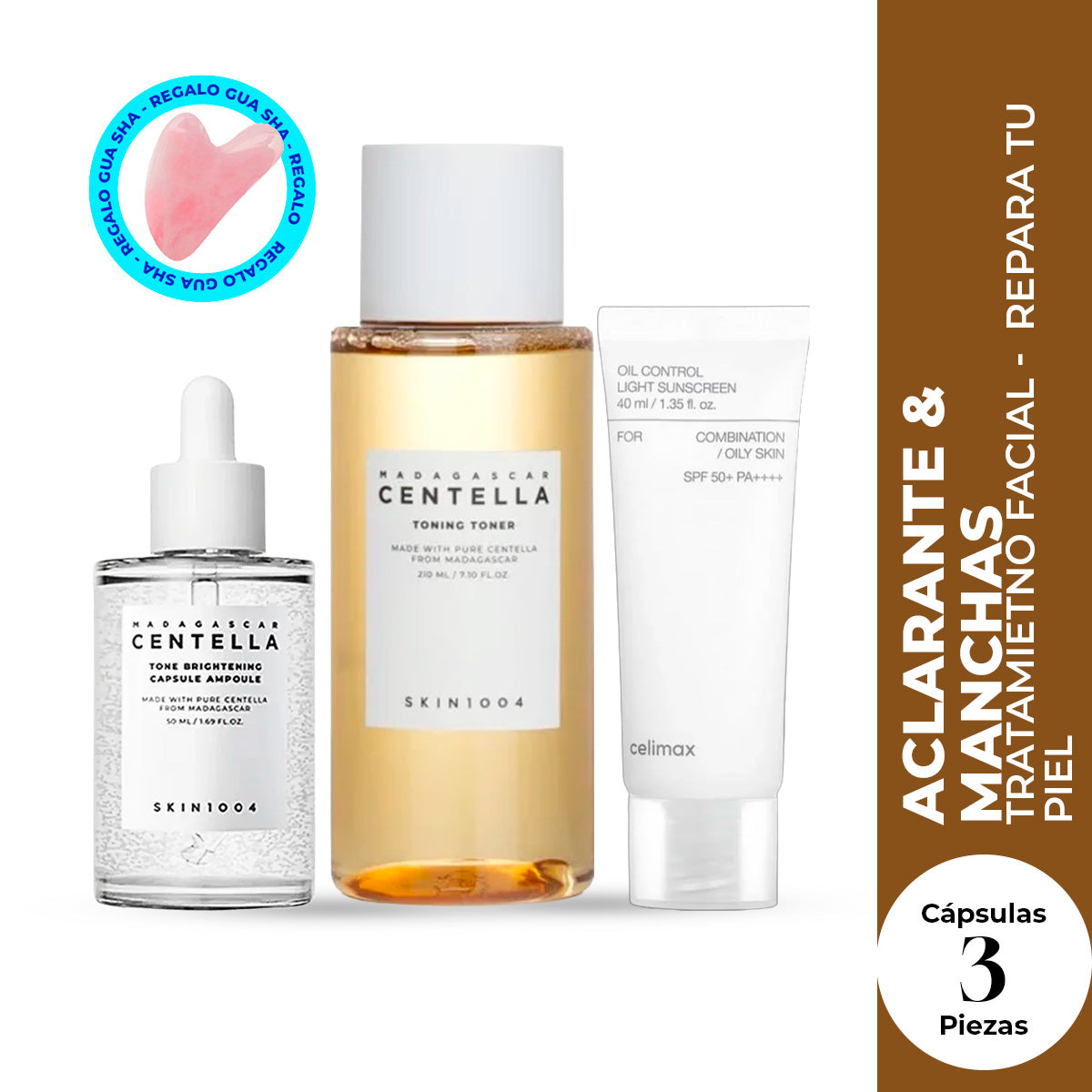 PACK ACLARANTE &amp; MANCHAS - SKIN1004 + CELIMAX