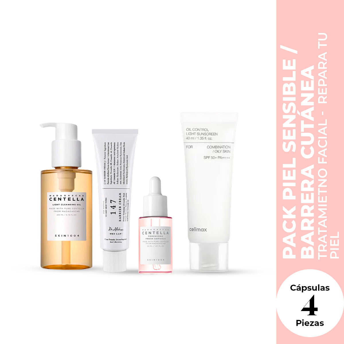PACK PIEL SENSIBLE &amp; BARRERA CUTÁNEA - SKIN1004 | CELIMAX | DR ALTHEA