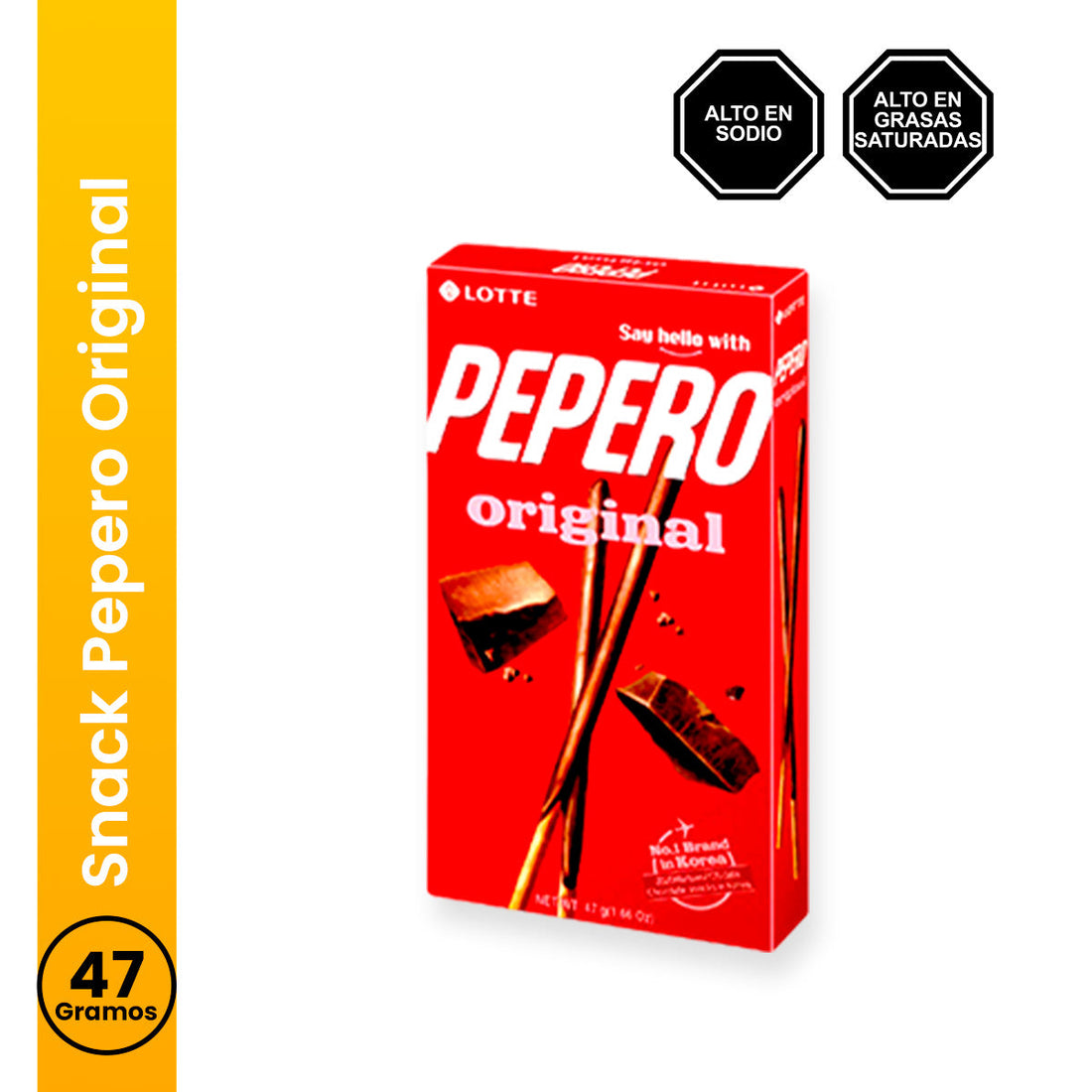 Snack Pepero Original 47gr Lotte
