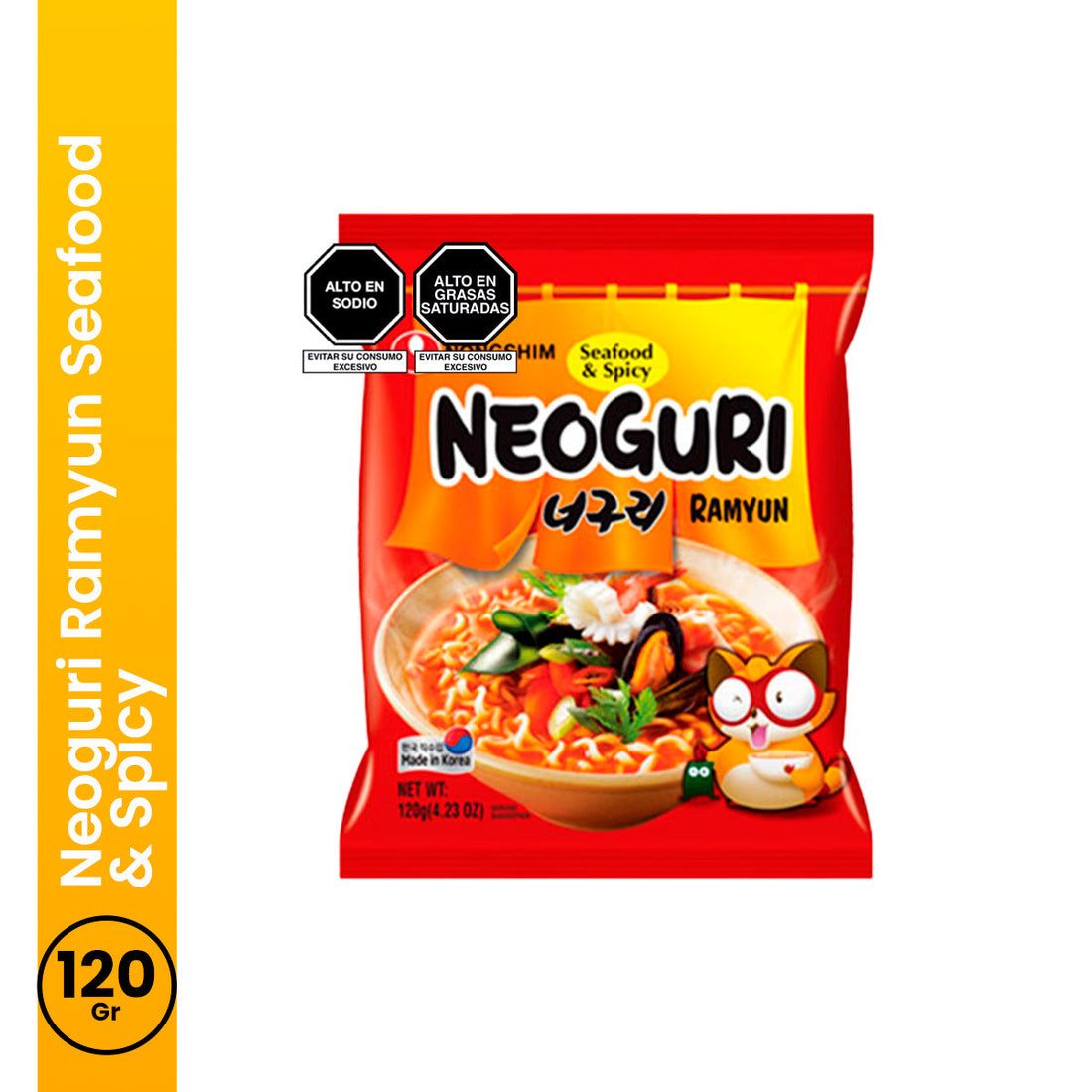 Neoguri Ramyun Seafood & Spicy 120gr
