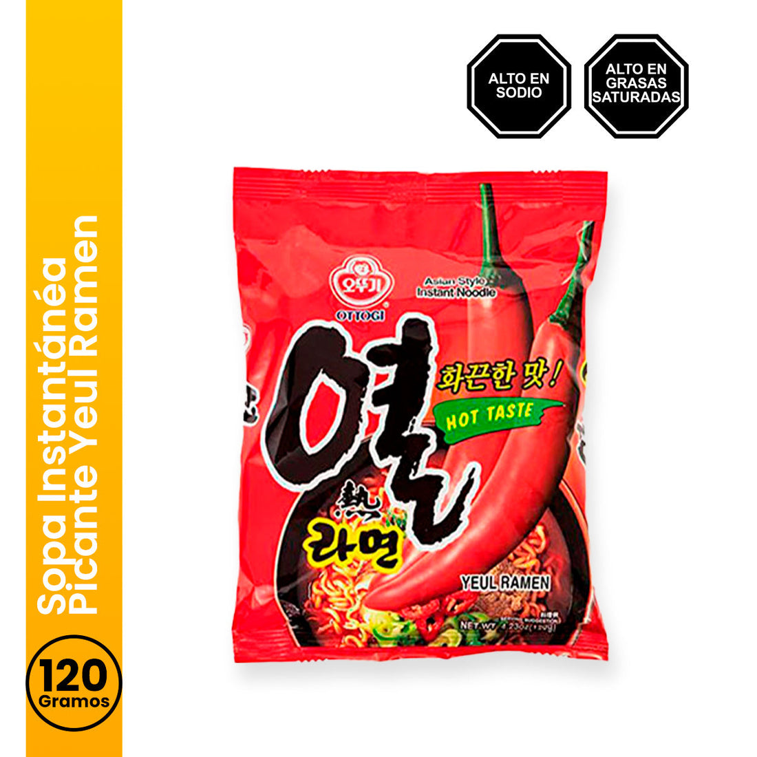 Sopa Instantánéa Picante Yeul Ramen 120gr