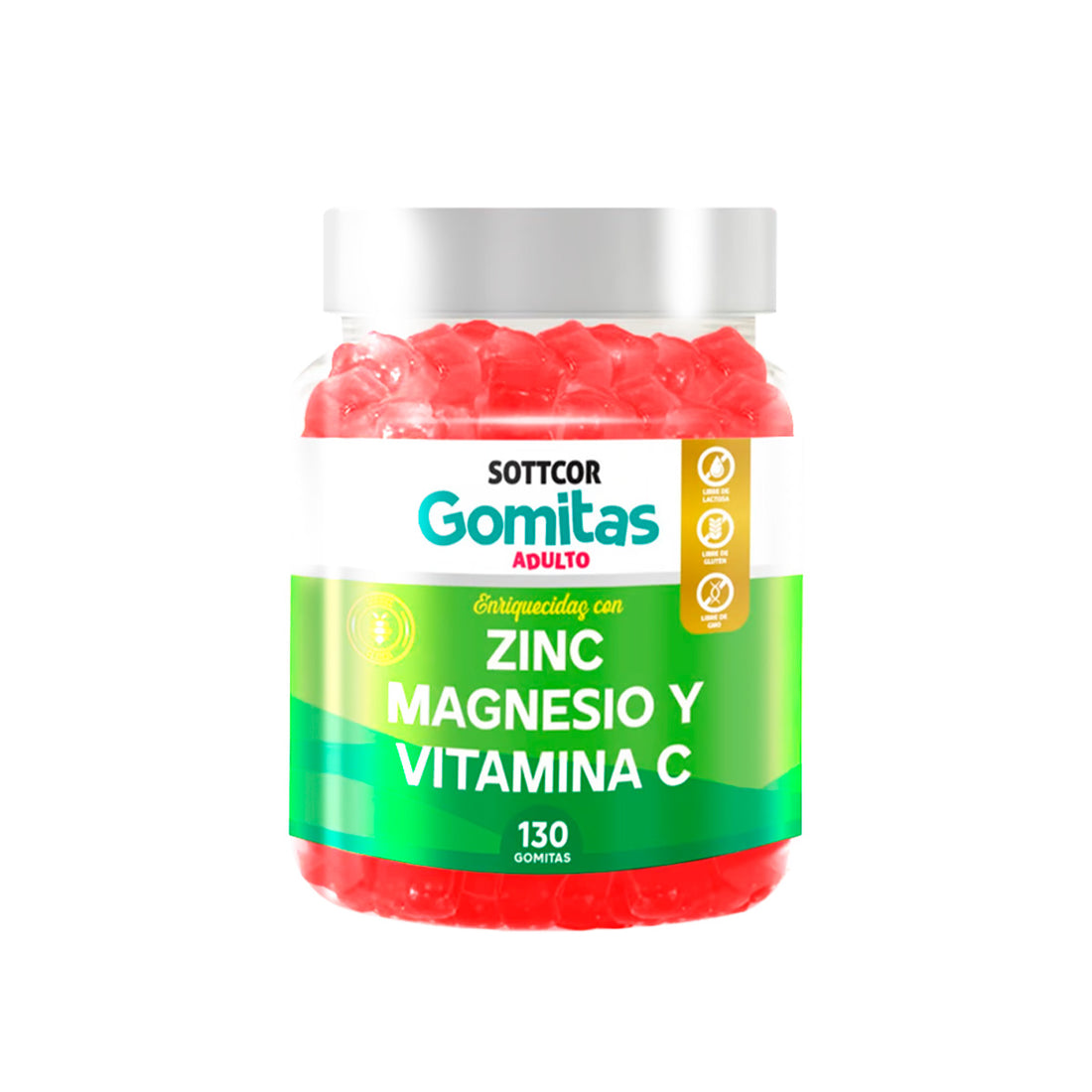 GOMITAS DE ZINC ADULTO - SOTTCOR