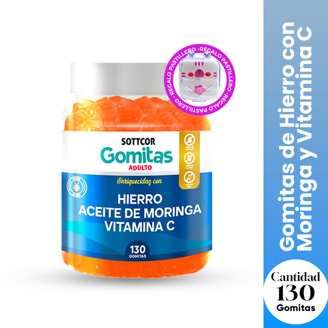 GOMITAS DE HIERRO - SOTTCOR + REGALO PORTA GOMITAS