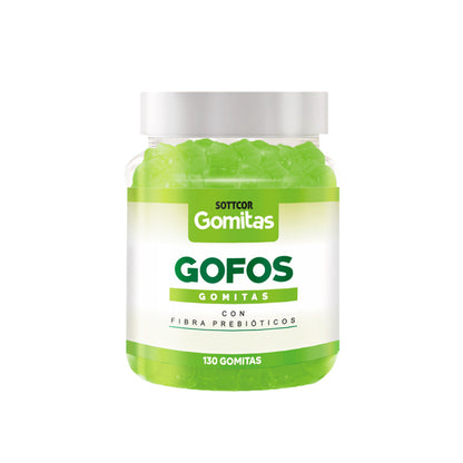 GOMITAS GOFO CON FIBRA PREBIOTICOS  - SOTTCOR + REGALO PORTA GOMITAS