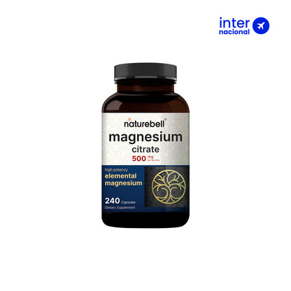 Cápsula Magnesium citrate 500mg - Naturebell