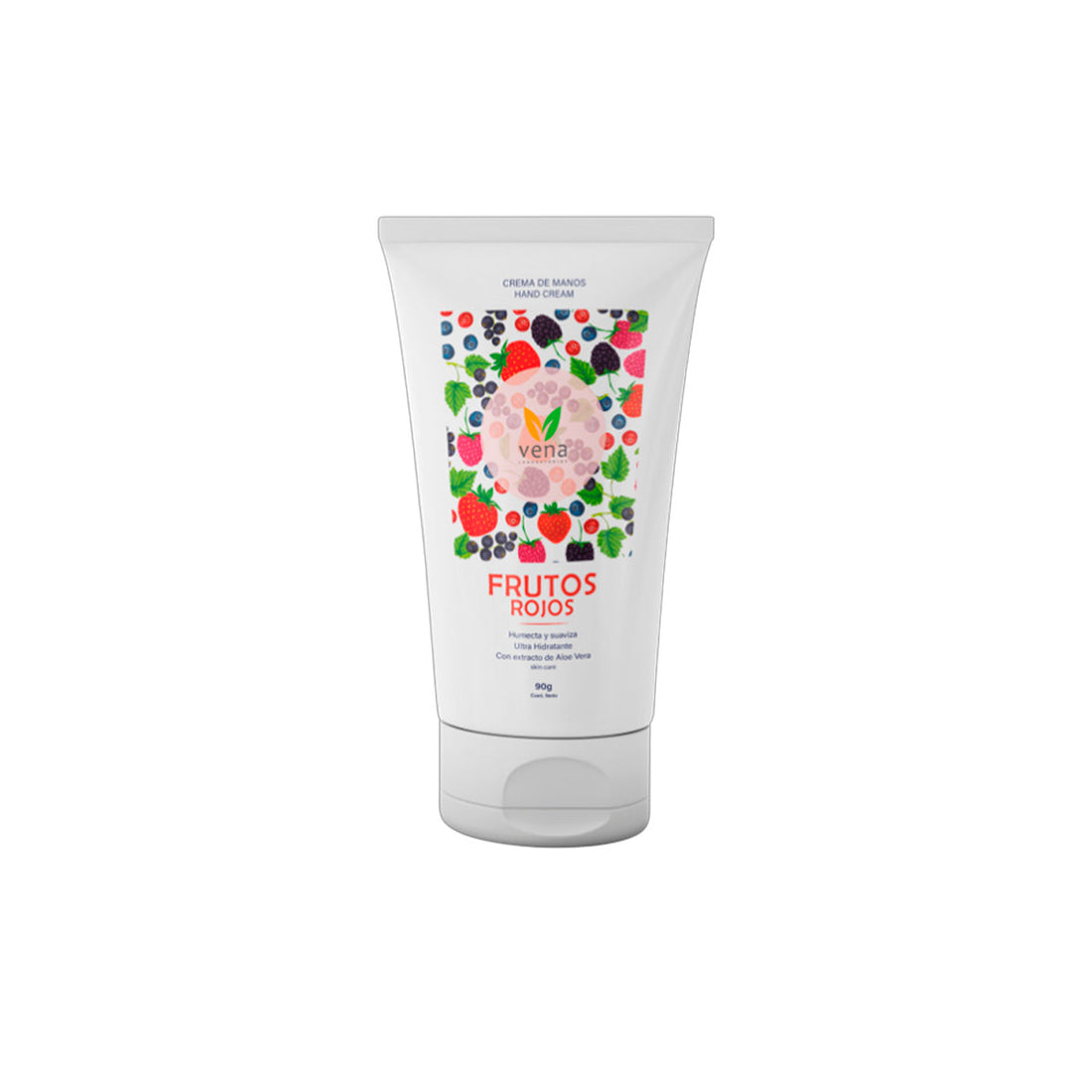 Vena Crema de Manos Frutos Rojos 90g – Hidratación &amp; Suavidad