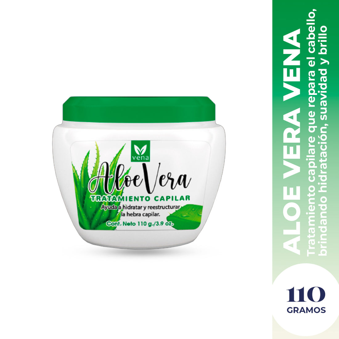 Vena Crema Tratamiento Capilar de Aloe Vera 110g | Hidratación
