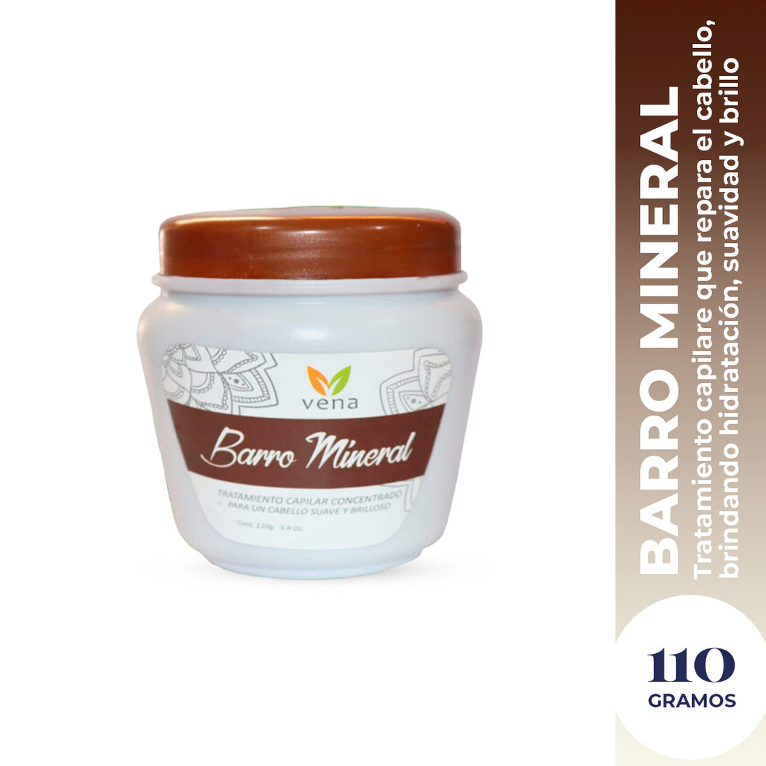 Vena Crema Tratamiento Capilar de Barro Mineral 110g | Limpieza