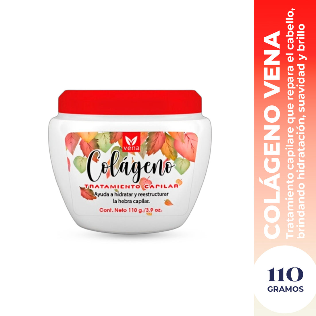 Vena Crema Tratamiento Capilar de Colágeno 110g | Hidratación