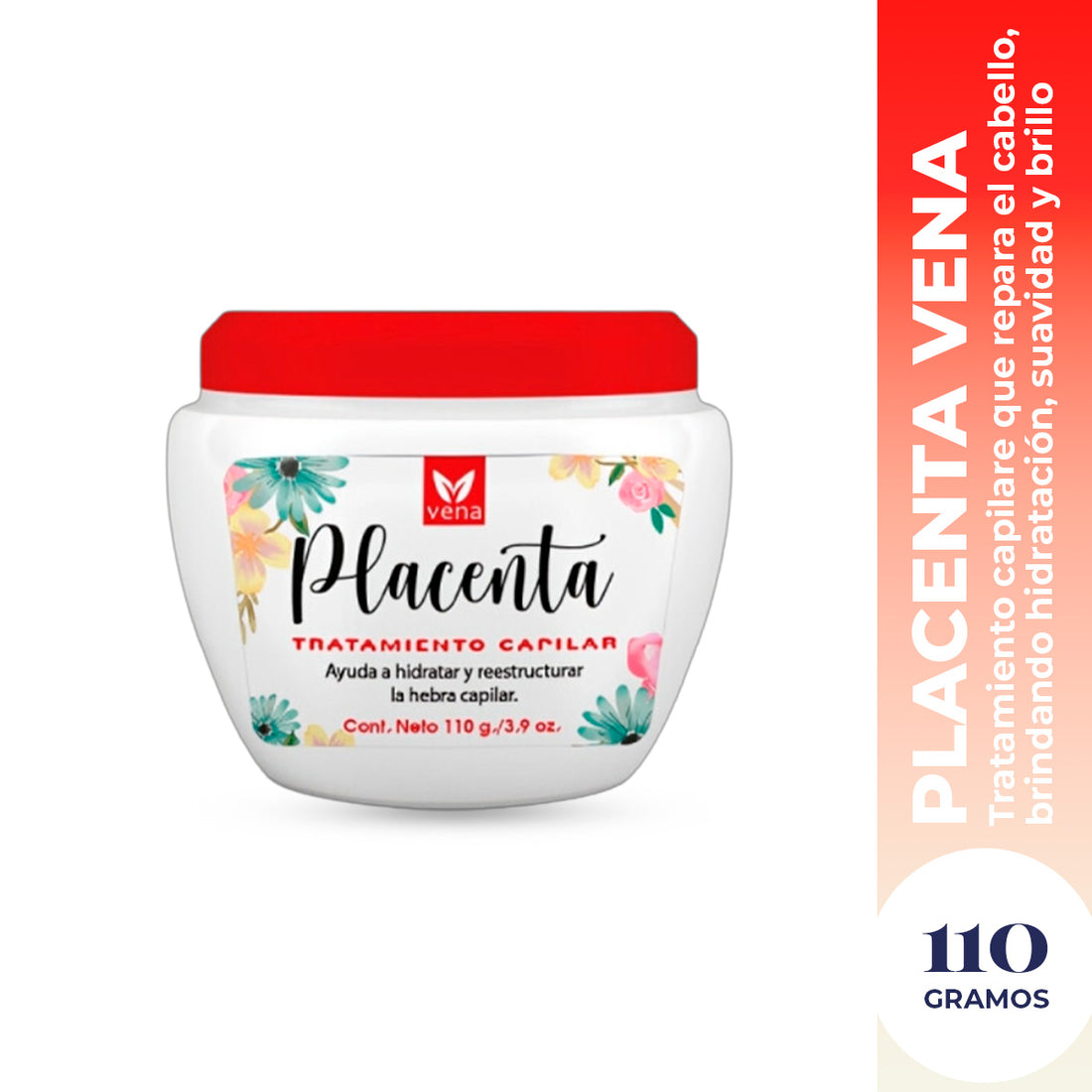 Vena Crema Tratamiento Capilar de Placenta 110g | Fortalece