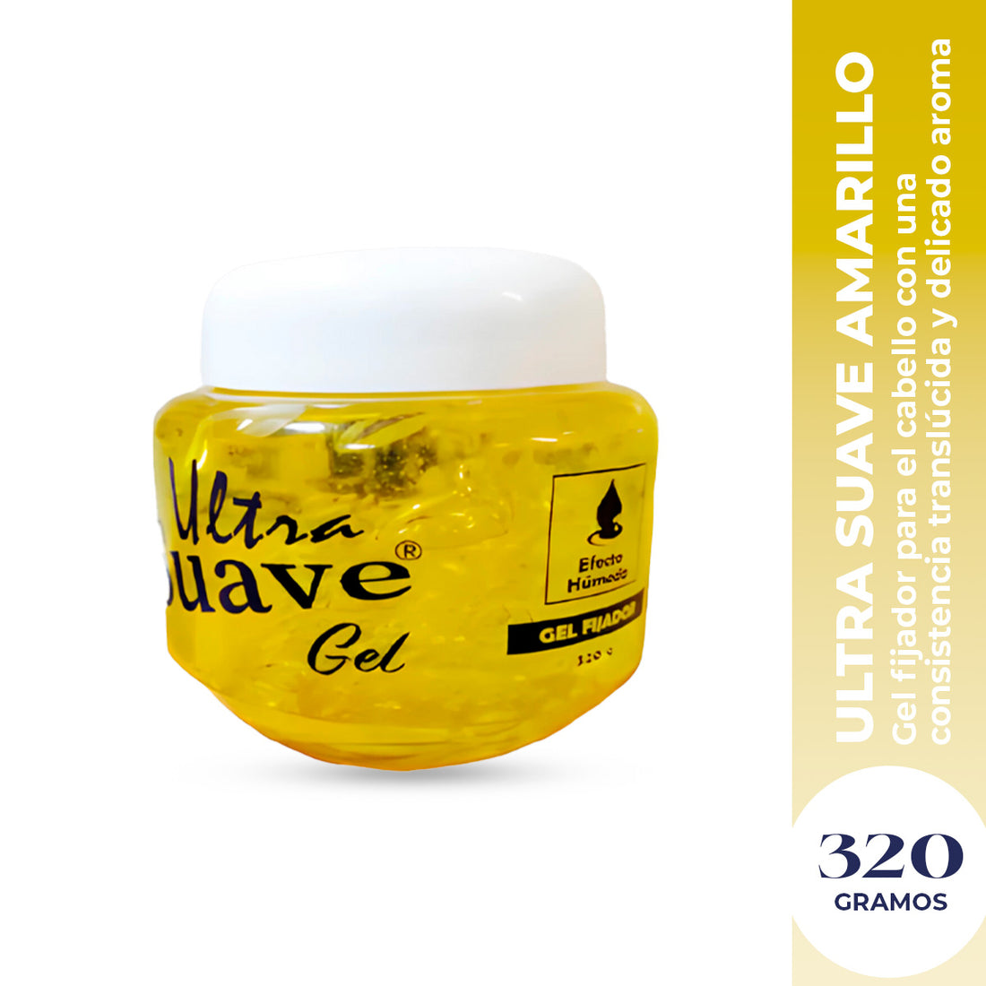 Vena - Gel Fijador Amarillo 320g Ultra Suave