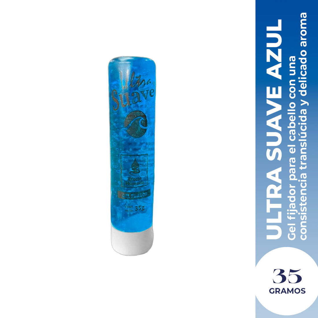 ¡liquidación! Vena Gel Fijador de Cabello – Azul Ultra Suave 35g Fijación Ligera y Textura No Pegajosa